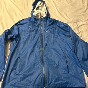 Men’s Eddie Bauer Cloud Cap rain jacket. XXL